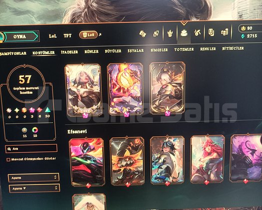 Plat 2 97 lp tr hesap bol koştumlu yüsek winrate