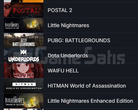 PUBG PLUS Little Nightmares 4200 TL STEAM OYUN ENV