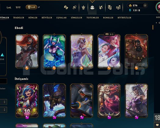 767 KOSTÜM 131K ÖZ UNRANKED EFSANE DOLU MAİL HESAP