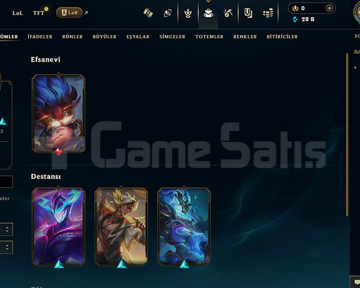 TR FRESH HANDMADE ZÜMRÜT 3 54 LP 5 SKIN +30LP GAİN
