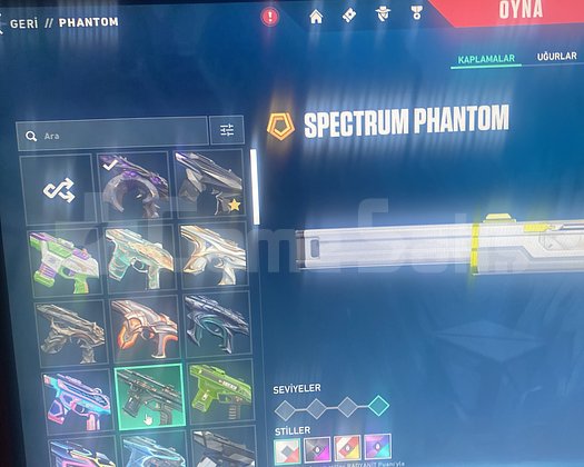 TR Full Skinli Valorant Hesabı  Birçok Premium sk
