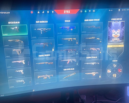 TR Full Skinli Valorant Hesabı  Birçok Premium sk