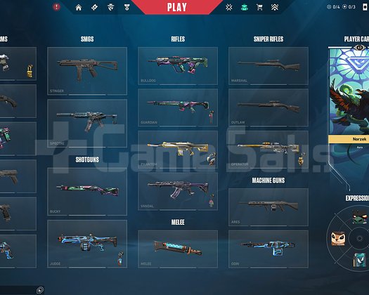 VALO Gold 2 Hes | 2 Vandal 1 Phantom, 1 Battlepass