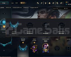EUW PLAT 2 HESAP EFSANE KÖSTÜMLER