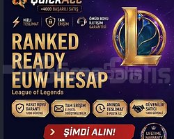 EUW + RANED READY + MAİL DEĞİŞEN + HANDMADE HESAP