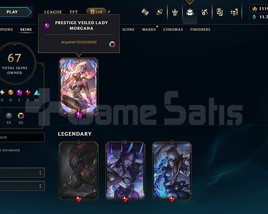WEST ZÜMRÜT4 - 67 SKIN - 132 ŞAMP -1.1K RP - UCUZ