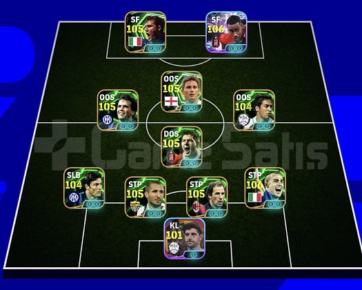 KG 3230 4 BOMBACI+VİERİ+İSAK+LAMPARD+GERARD