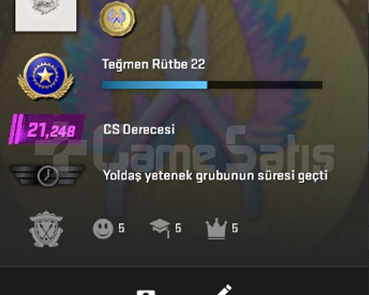 20K PREMIER 1 MADALYALI 11 LVL STEAM
