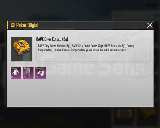 SİTENİN EN NADİR HESABIII / BAPE KUTUSU / RE 2 SET