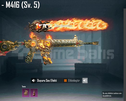 Kızıl gökbıçağı m416 seviye 5 + nihai li hesap