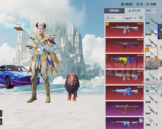 PUBG mobile satılık hesap