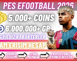 IOS 5000 COIN + 6M GP - TAM ERİŞİM HESAP