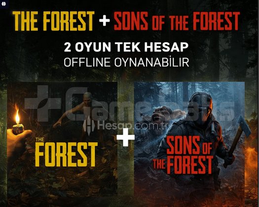 The Forest + Sons Of The Forest | 2 Oyun Tek Hesap