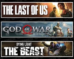 The Last Of Us 1 + God Of War + DY The Beast