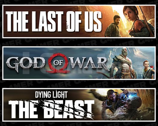 The Last Of Us 1 + God Of War + DY The Beast