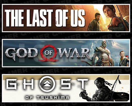 The Last Of Us 1 + God Of War + Ghost Of Tsushima