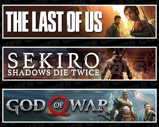 The Last Of Us 1 + Sekiro + God Of War
