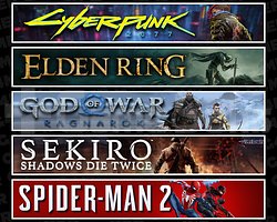 Cyberpunk + Elden + Ragnarök + Sekiro + Spider 2