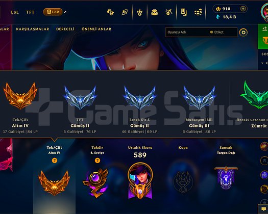 LoL 377 Lv 147 Kostüm + Valorant Skinli