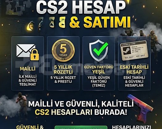 CS 5 YILLIK ROZETLİ VE ESKİ TARİHLİ HESAPLAR