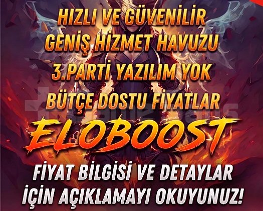 TR 1200/EUW 700 LP GM  Güvenli Elo & Duo Boost