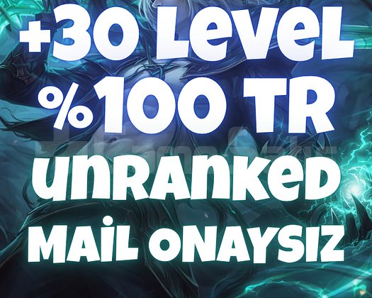 +30 Seviye İLK MAİLİ SİZ GİRECEKSİNİZ TR Hesap