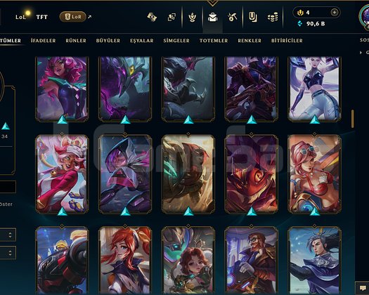 437 LEVEL / 141 SKİN / FUL HERO +MAİL +14K SATIŞ