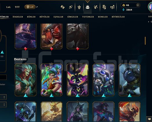 293 LEVEL / 128 SKİN / FUL HERO +MAİL +14K SATIŞ