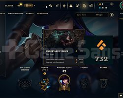 EUW 19 LEVEL HANDMADE YORICK