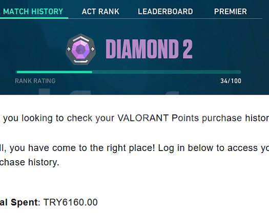 İlk Sahibinden 6k Harcanmış Diamond Hesap