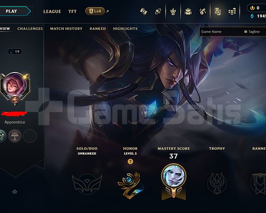 EUW 19 LEVEL YONE EKKO MORGANA SKIN HANDMADE