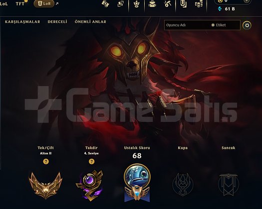 GOLD 2 / ELLE KASILMIŞ / 60K MAVİ ÖZ !!!