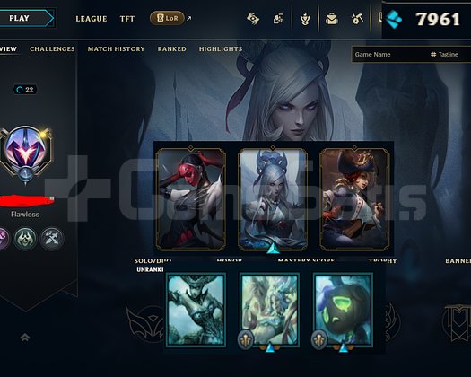 EUW 22 LEVEL HANDMADE 6 SKIN MAIL ONAYSIZ