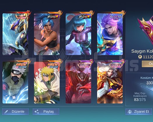 Legend Saber / Dolu kostümlü hesap