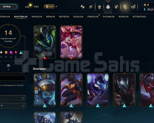 TR // 14 SKIN // ÇERÇEVELİ + VALO // RANK READY