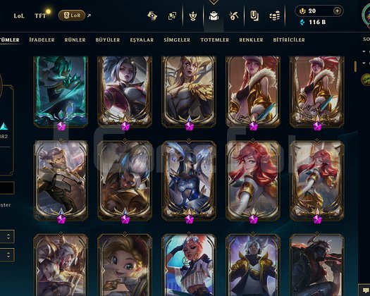 856 Kostüm | Taiwan EUW Geçişli | Platin IV |