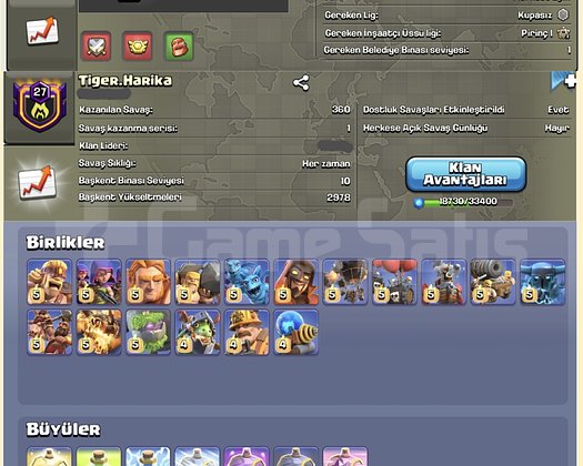 27.5 SEVİYE Tiger.Harika