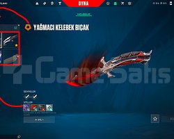 130 SEVİYE + YAĞMACI KELEBEK+ 4 BIÇAK / GAİA+MAİL!