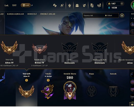 EUW GOLD 4 130 KOSTÜM FRESH ACC
