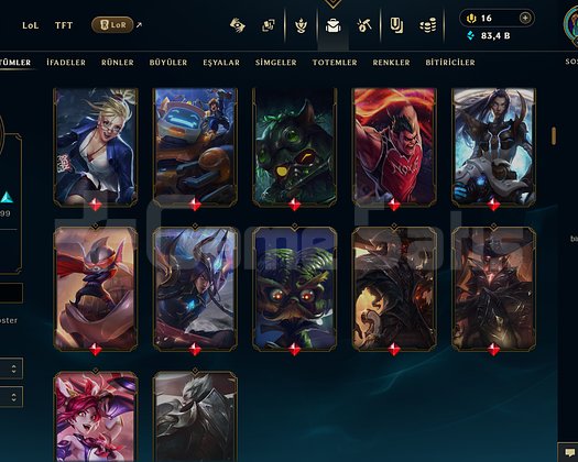 357 LVL + 262 KOSTÜM + 172 HERO + 83K ÖZ + MAİL!