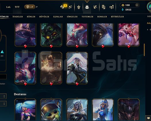 201 LEVEL / 78 SKİN / 89 HERO +MAİL +14K SATIŞ
