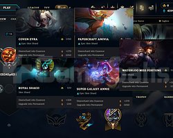 EUW 16 LEVEL HANDMADE 5 SKIN ENVANTERDE