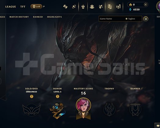 EUW Unranked | 7 Kostüm - 58 Hero | LoL Hesap