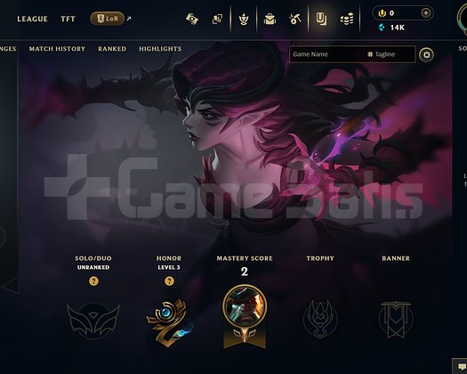 EUW Unranked | 2 Kostüm - 60 Hero | LoL Hesap