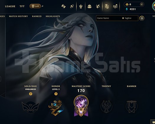 EUW Unranked | 6 Kostüm - 59 Hero | Dereceli Hazır