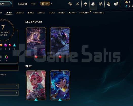EUW Unranked | 7 Kostüm - 58 Hero | Dereceli Hazır