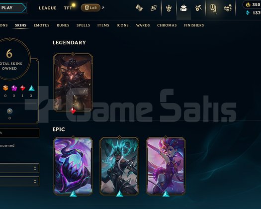 EUW Unranked | 6 Kostüm - 61 Hero | Dereceli Hazır