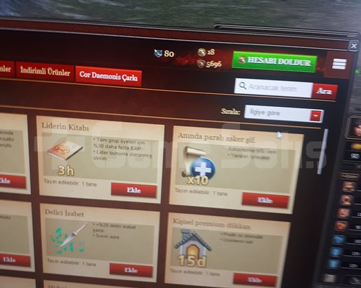 90 LEVEL ITEMLI SİMYALI NINJA