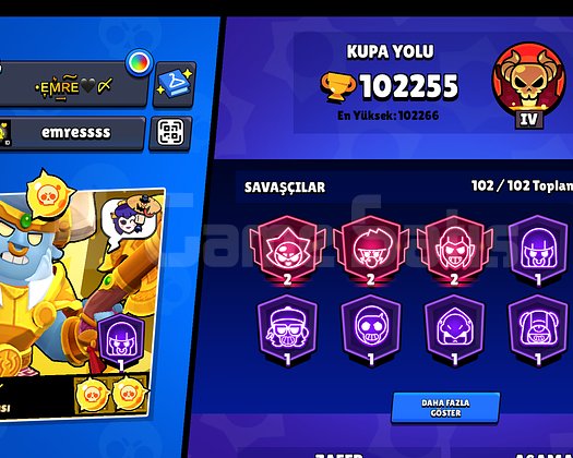102k Nadir Hesap Tüm Brawl Paaslar Açıldı Kaçırma!