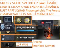 2 MADALYALI 37 LV ARCANE 1 AD RUST SQUAD RAFT 6500